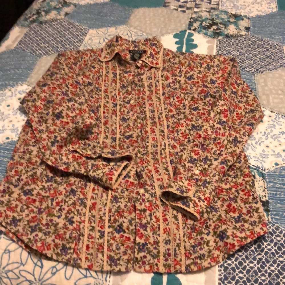 Ralph Lauren Floral Print Top